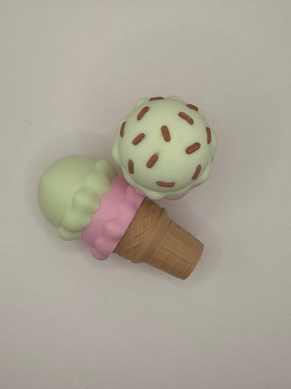 Mystery Ice cream Clicker Keyring