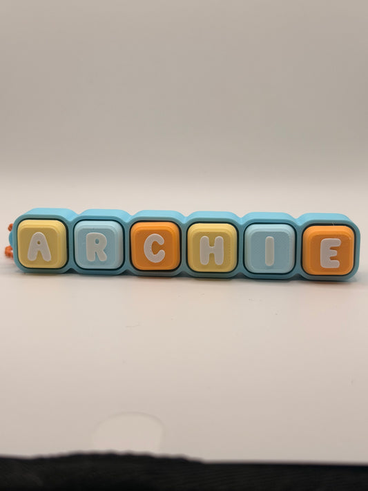 Clicker Name Keyring Single Bar